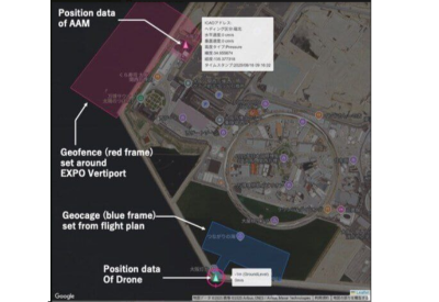 В Осаке тестируют «воздушный светофор» для дронов и воздушного такси